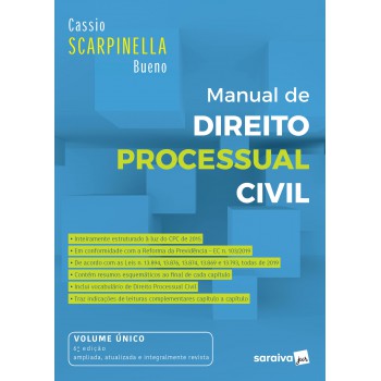 Manual De Direito Processual Civil - 6ª Ed. 2020