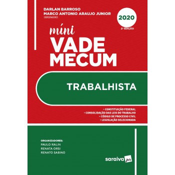 Mini Vade Mecum Trabalhista - 2ª Edição De 2020 (meu Curso)