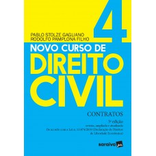 Novo Curso De Direito Civil Vol 4 - Contratos - 3ª Ed. 2020