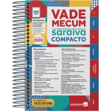 Vade Mecum Saraiva Compacto Espiral 2020 - 22ª Edição: Atualizado Com O Pacote Anticrime