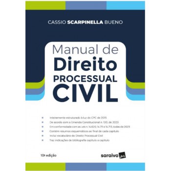 Manual De Direito Processual Civil - 10ª Edição 2024