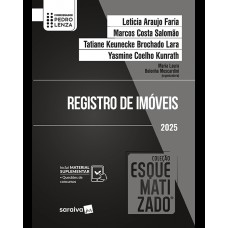 Registro De Im-veis - Coleção Esquematizado - 1ª Edição 2025