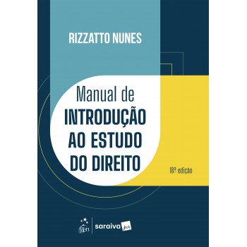Manual De Introdução Ao Estudo Do Direito - 18ª Edição 2025
