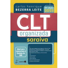 Clt Organizada Saraiva - 12ª Edição 2025