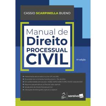 Manual De Direito Processual Civil - 11ª Edição 2025