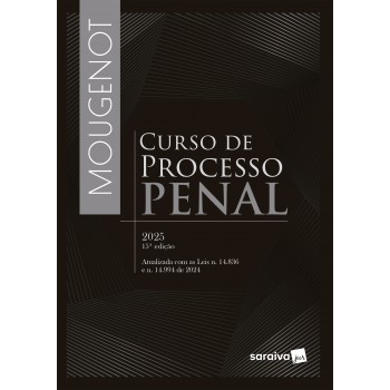 Curso De Processo Penal - 15ª Edição 2025