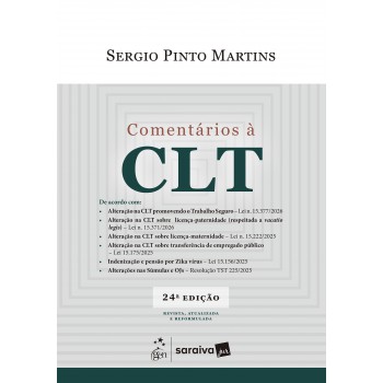 Comentários à Clt - 24ª Edição 2026