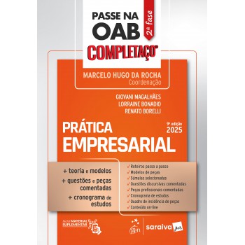Passe Na Oab 2ª Ase - Completaço - Prática Empresarial - 9ª Edição 2025