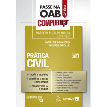 Passe Na Oab 2ª Ase - Completaço - Prática Civil - 9ª Edição 2025