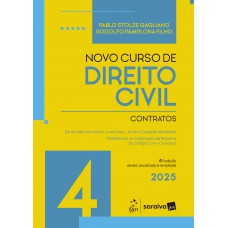 Novo Curso De Direito Civil - Vol.4 - Contratos - 8ª Edição 2025