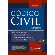 C-digo Civil E Legislação Civil Em Vigor - 43ª Edição 2025