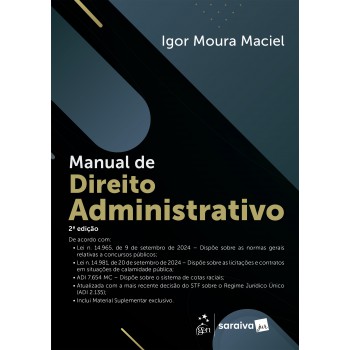Manual De Direito Administrativo - 2ª Edição 2025