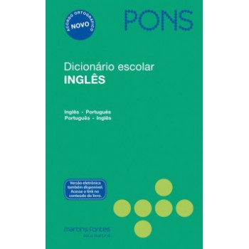 Dicionário Escolar Inglês Pons: Inglês/português - Português/inglês