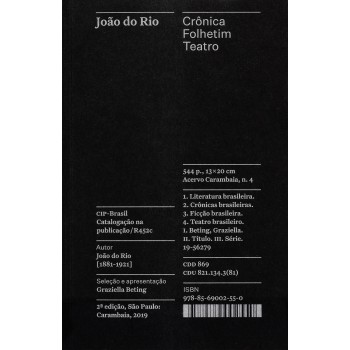 Crônica, Folhetim, Teatro - Coleção Acervo