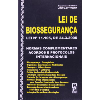 Lei De Biossegurança