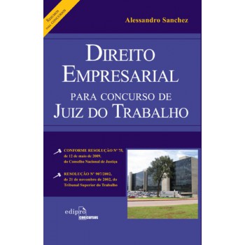 Direito Empresarial Para Concurso De Juiz Do Trabalho: Resumo