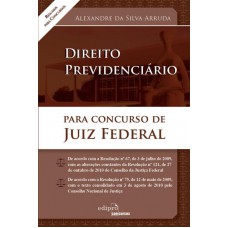 Direito Previdenciário Para Concurso De Juiz Federal