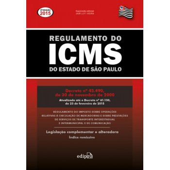 Regulamento Do Icms Do Estado De São Paulo