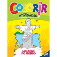 Colorir Com Atividades: Lugares Do Mundo