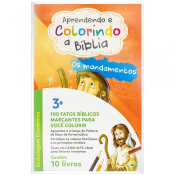 Aprendendo E Colorindo A Bíblia (eco) Kit C/10 Unid (i)