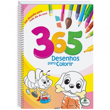 365 Desenhos Para Colorir/rosa (espiral) 365 Desenhos Para Colorir/rosa (espiral)