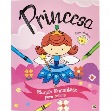 Mundo Encantado Para Colorir: Princesa