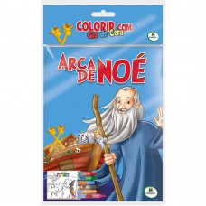 Colorir Com Giz De Cera: Arca De Noé