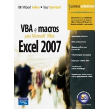 Vba E Macros Para Microsoft® Office Excel 2007