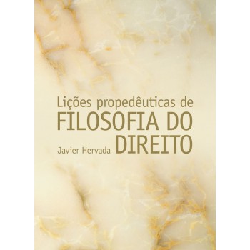 Lições Propedêuticas De Filosofia Do Direito