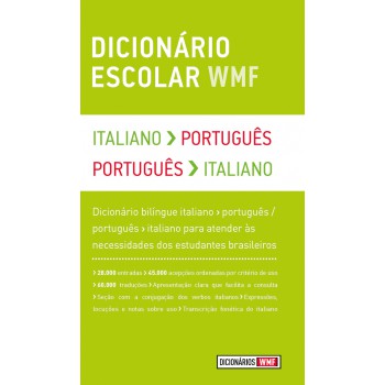 Dicionário Escolar Wmf - Italiano-português / Português-italiano