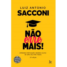 Não Erre Mais: Aprenda Português (norma Culta) De Uma Vez Por Todas