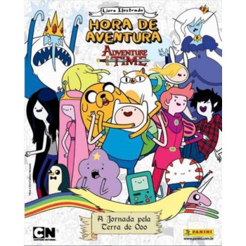 álbum De Figurinha Capa Dura Hora De Aventura: A Jornada Pela Terra De Ooo + 40 Envelopes