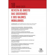 Revista De Direito Das Sociedades E Dos Valores Mobiliários - Volume 18