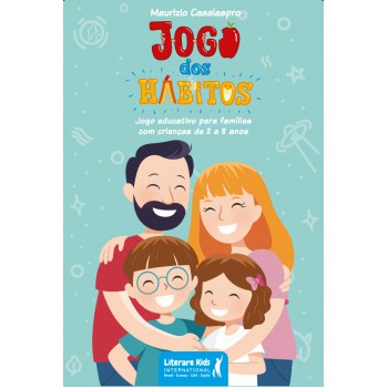 Jogo Dos Hábitos: Jogo Educativo De Cartas Para Amílias Com Crianças De 2 A 8 Anos