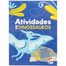 Atividades De Dinossauros: Vol.3 (azul)