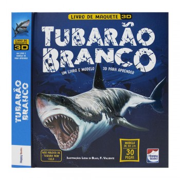 Livro De Maquete 3d: Tubarão Branco Livro De Maquete 3d: Tubarão Branco
