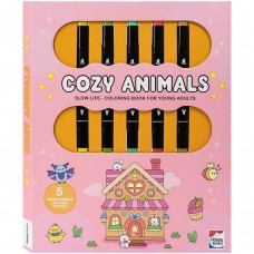 Slow Life - Coloring Books For Young Adults: Cozy Animals