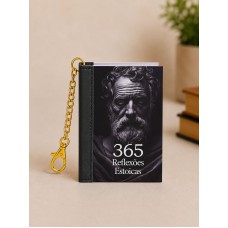 Book Charm - 365 Reflexões Estoicas - Livro Chaveiro
