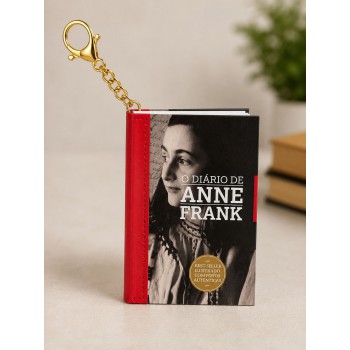 Book Charm - O Diário De Anne Frank - Livro Chaveiro