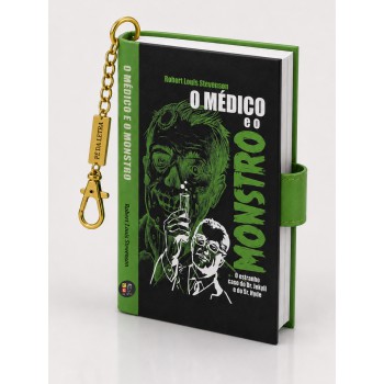 Book Charm - O Médico E O Monstro - Livro Chaveiro