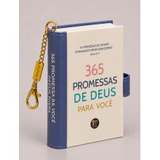 Book Charm - 365 Promessas De Deus Para Você - Livro Chaveiro