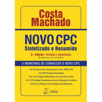 Novo CPC - Sintetizado e Resumido