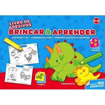 Brincar & Aprender 4-6 : Livro De Adesivos