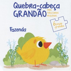 Fazenda: Quebra-cabeça Grandão Para Mãozinhas Pequ