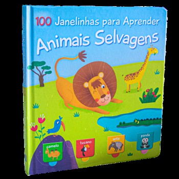 Animais Selvagens: 100 Janelinhas Para Aprender