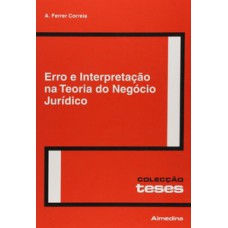 Erro E Interpretação Na Teoria Do Negócio Jurídico