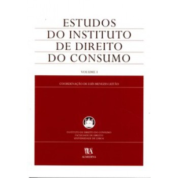 Estudos Do Instituto De Direito Do Consumo