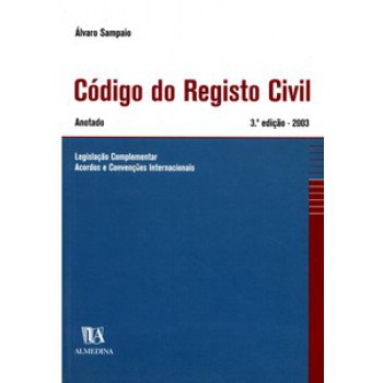 Código Do Registo Civil: Anotado