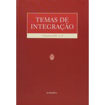 Temas De Integração: Nº 20 - 2º Semestre De 2005