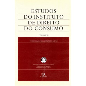 Estudos Do Instituto De Direito Do Consumo